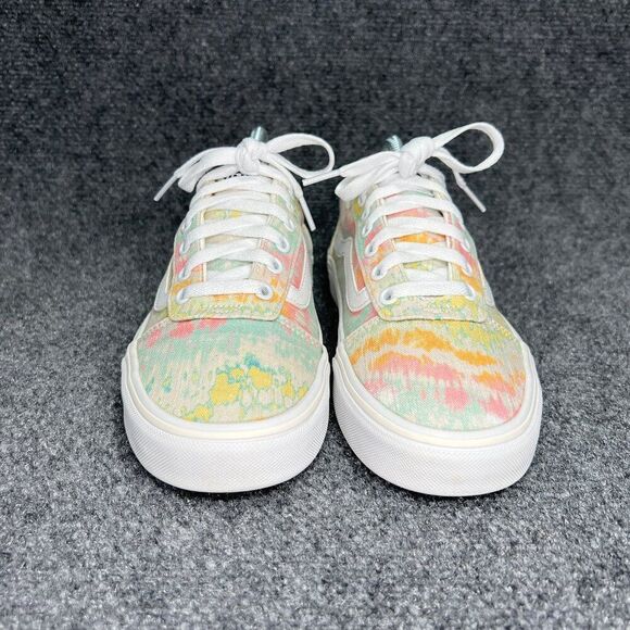 Vans Old Skool Shoes Women's Size 9 Tie Dye Low Lace Up Retro Skate Sneakers - Picture 2 of 11